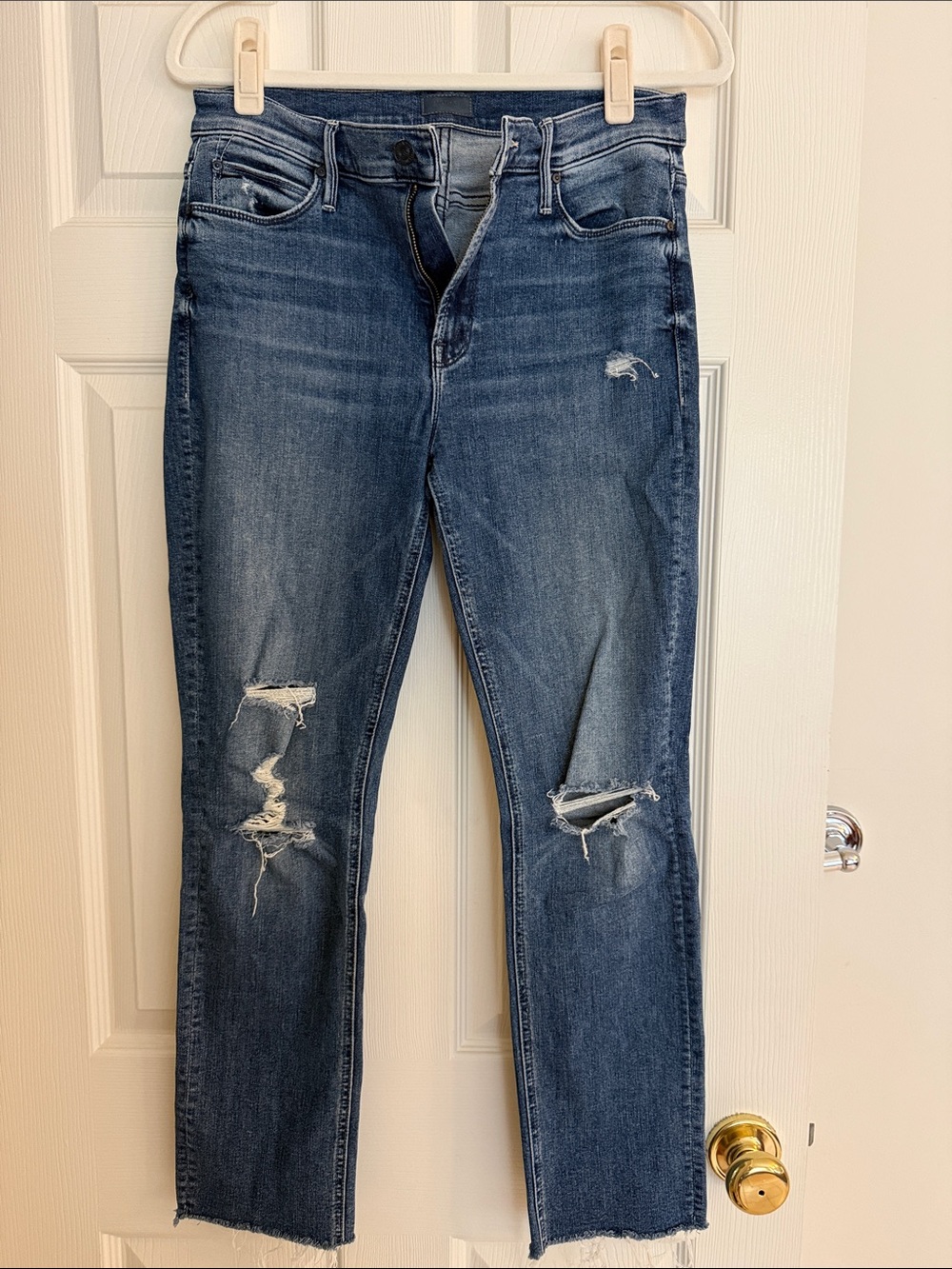 Mother Denim Skinny distressed jeans